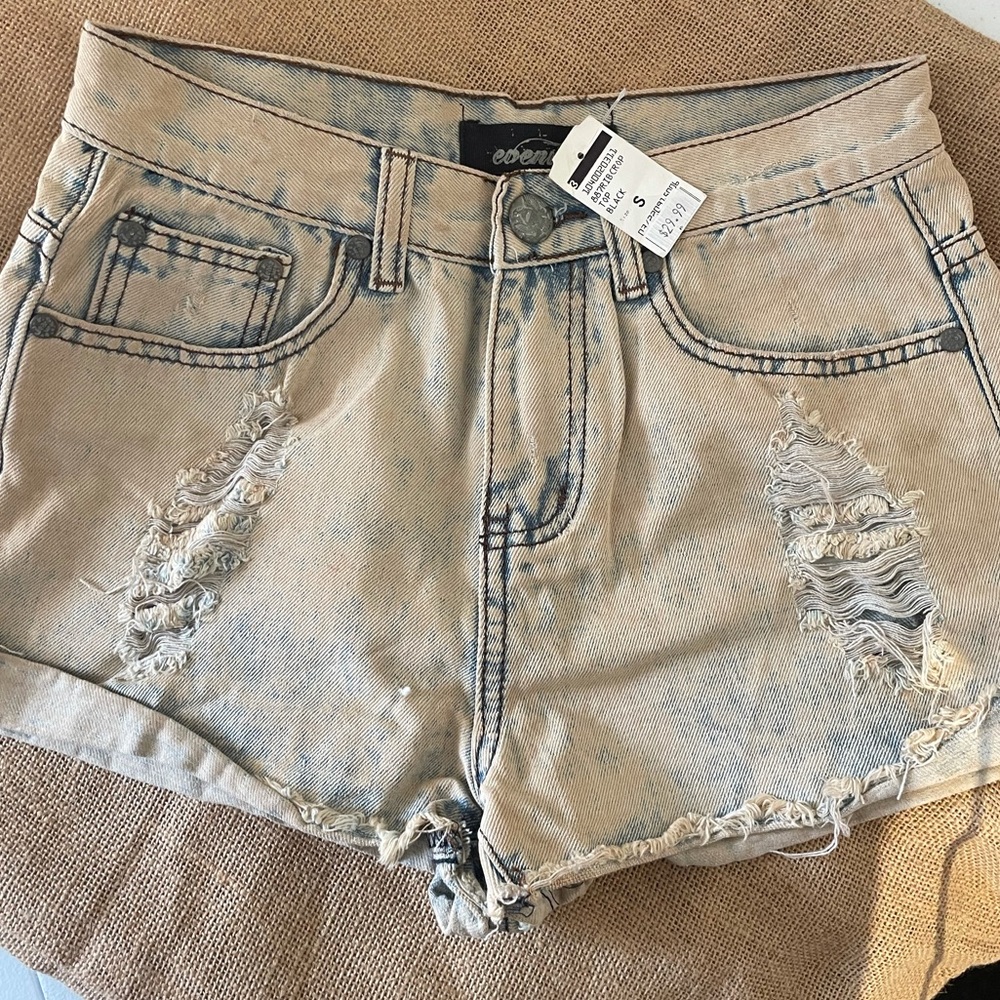 Denim shorts women’s size Small Coachella Style